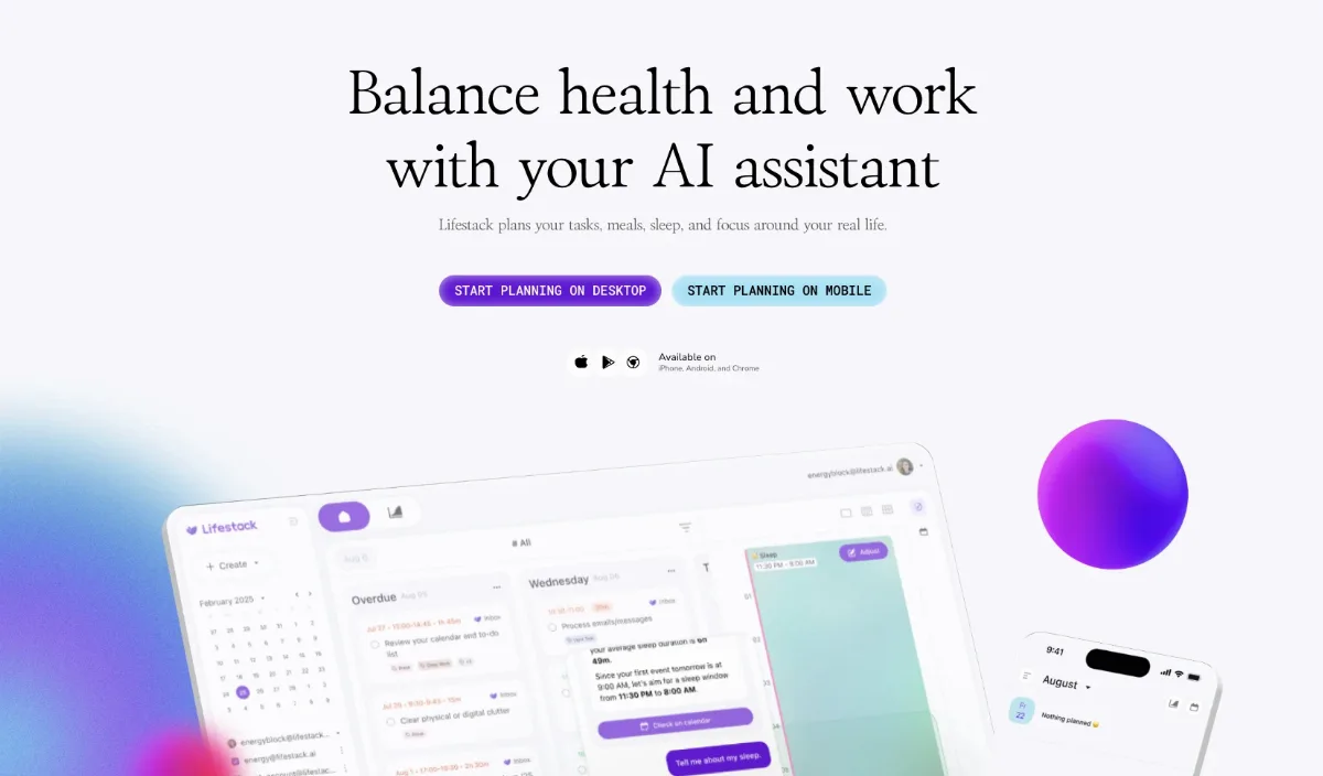 Preview of Lifestack