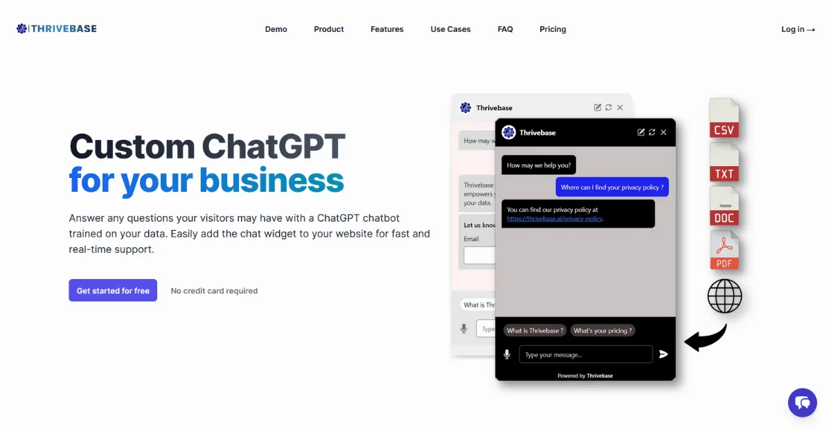 Preview of Thrivebase