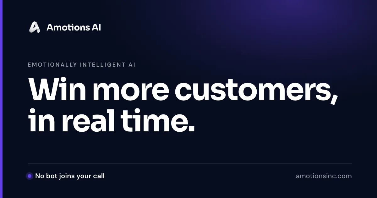 Preview of Amotions AI