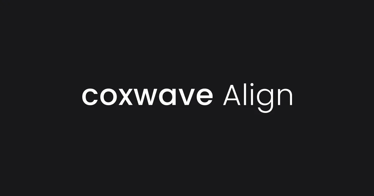 Preview of Coxwave Align
