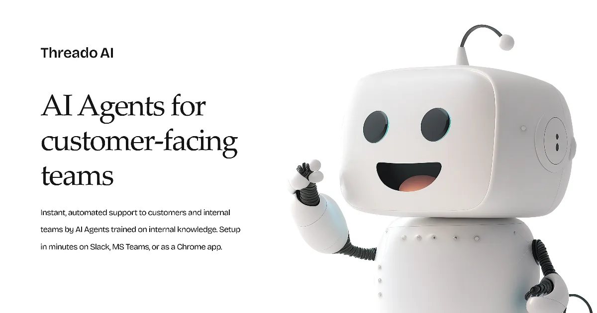 Preview of Threado: AI for Customer Service