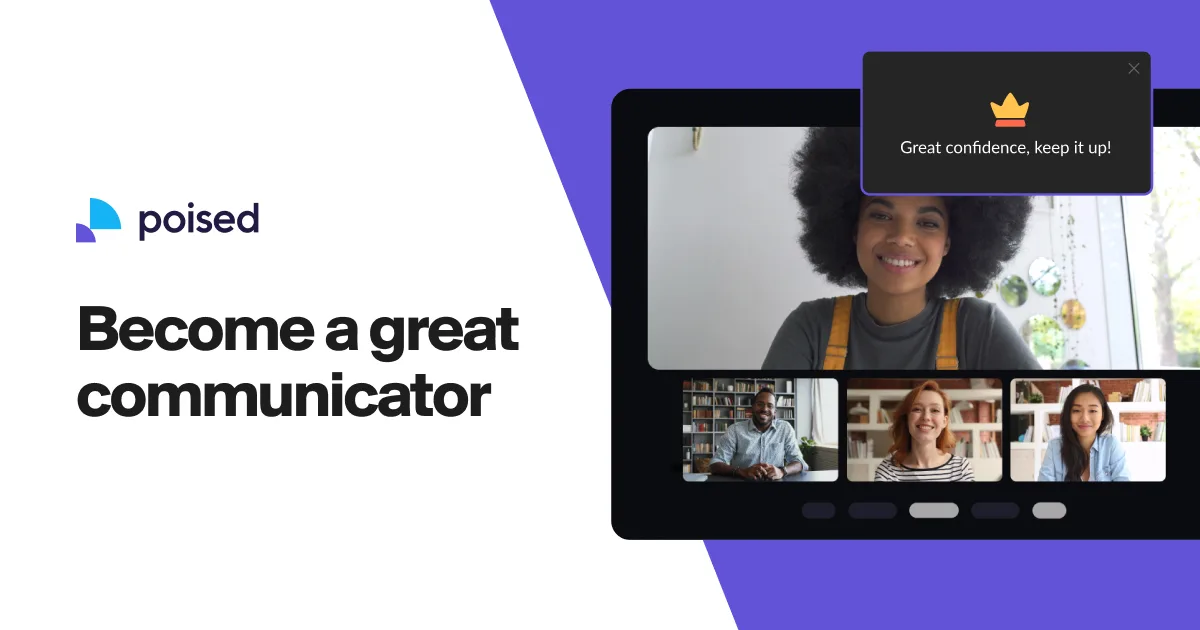 Preview of Poised: AI-Powered Communication Coach