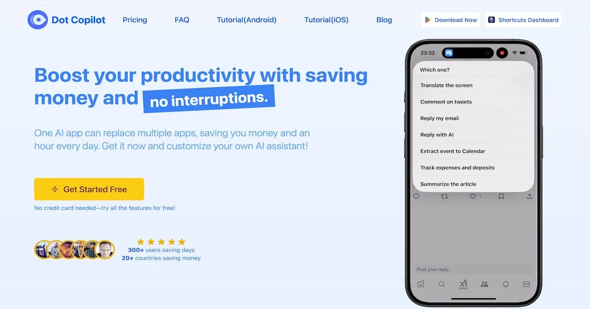 Preview of Dot Copilot
