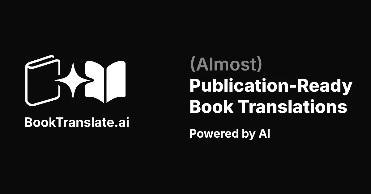 Preview of BookTranslate.ai