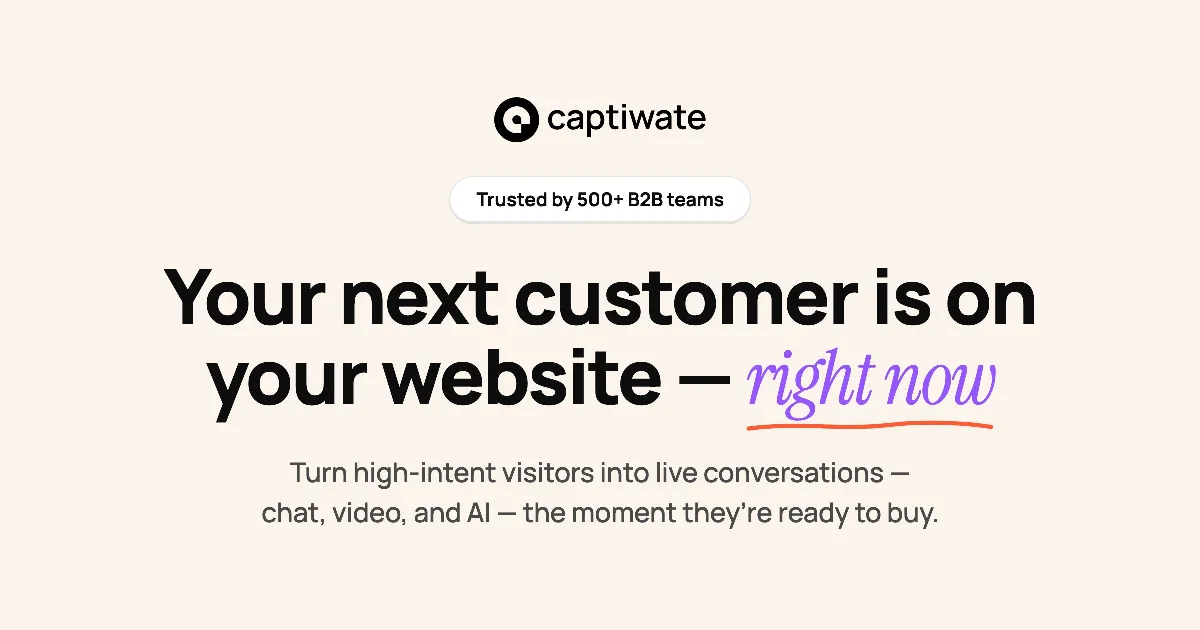 Preview of Captiwate