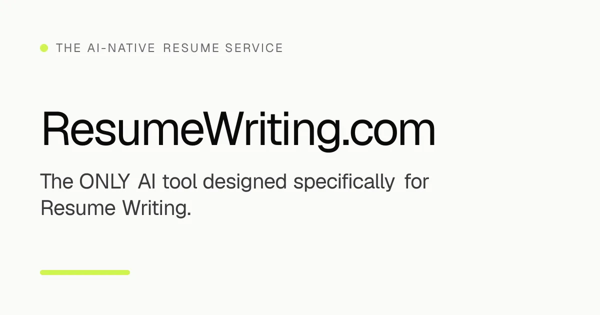 Preview of ResumeWriting.com