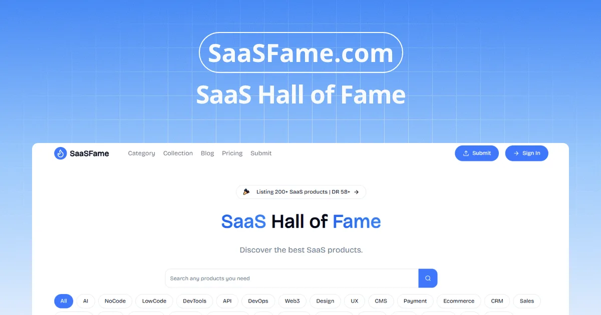 Preview of SaaSFame