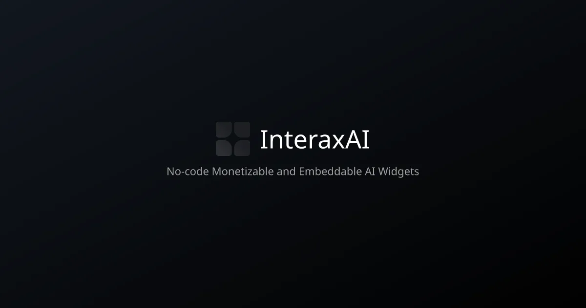 Preview of InteraxAI