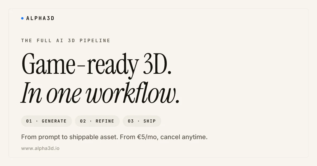 Preview of Alpha3D