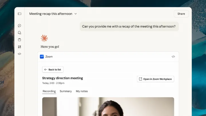 Image for: Zoom's new Unified Context Layer unlocks all of your company's complex conversations and video calls for AI agents to us