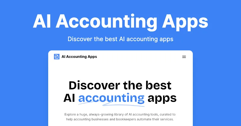 Preview of AI Accounting Apps