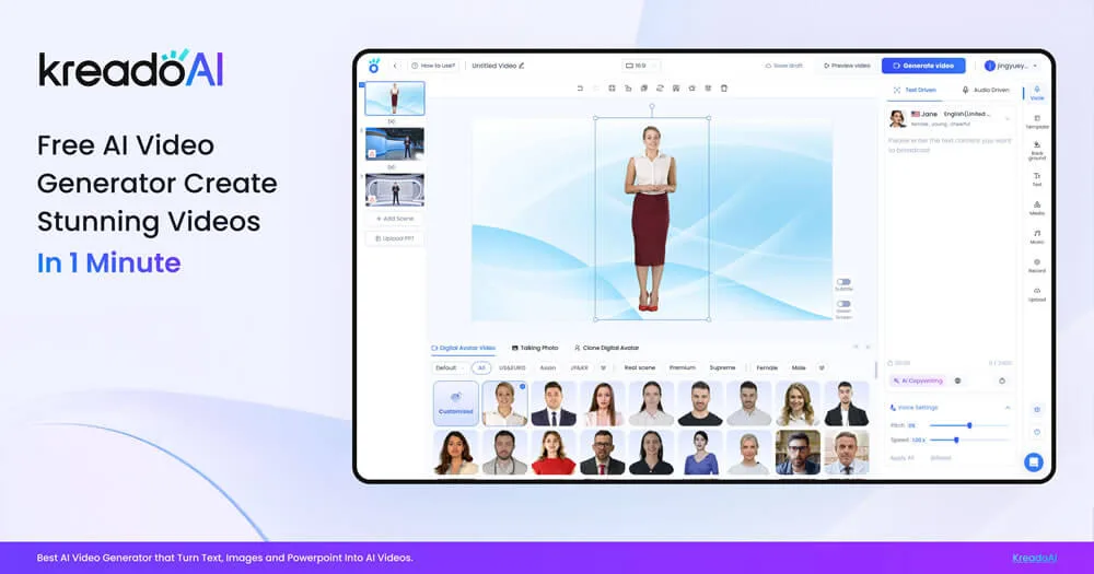 Preview of KreadoAI