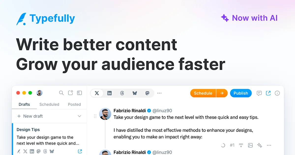 Preview of Typefully