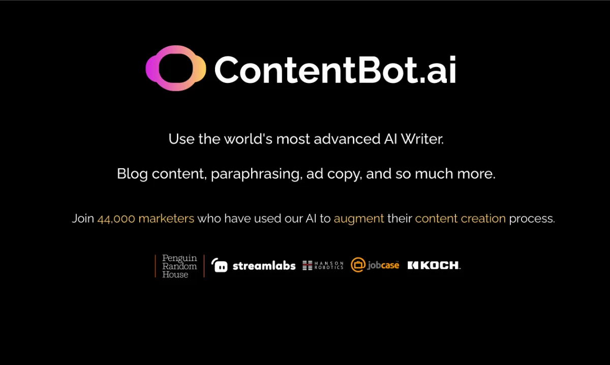 Preview of ContentBot.ai