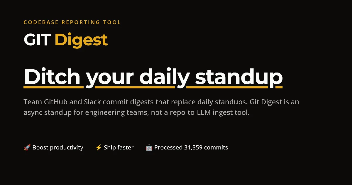 Preview of Git Digest