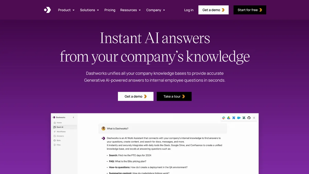 Preview of Dashworks