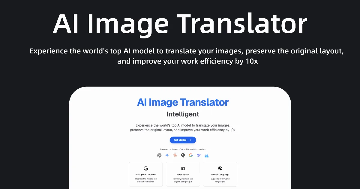 Preview of AI Image Translator