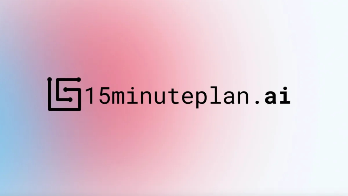 Preview of 15minuteplan.ai