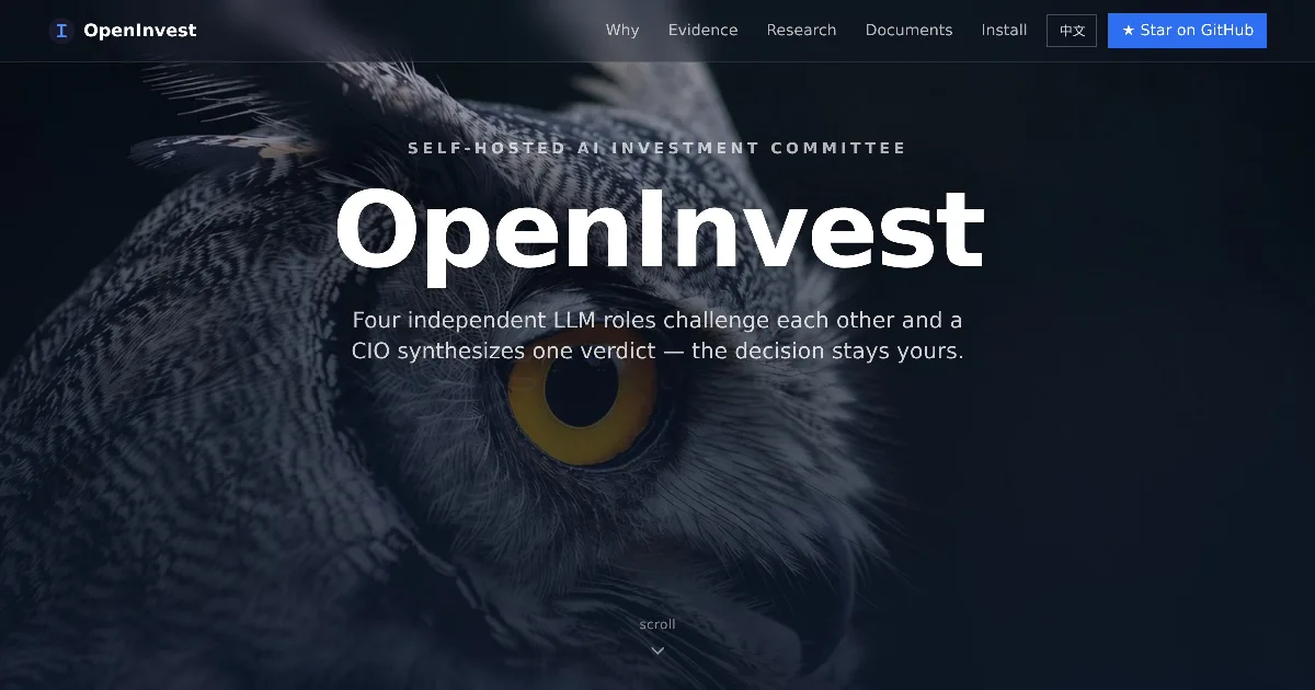 Preview of OpenInvest