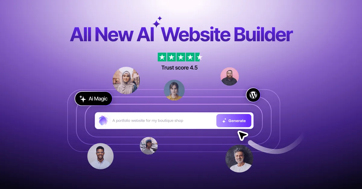 Preview of Free AI Website Builder