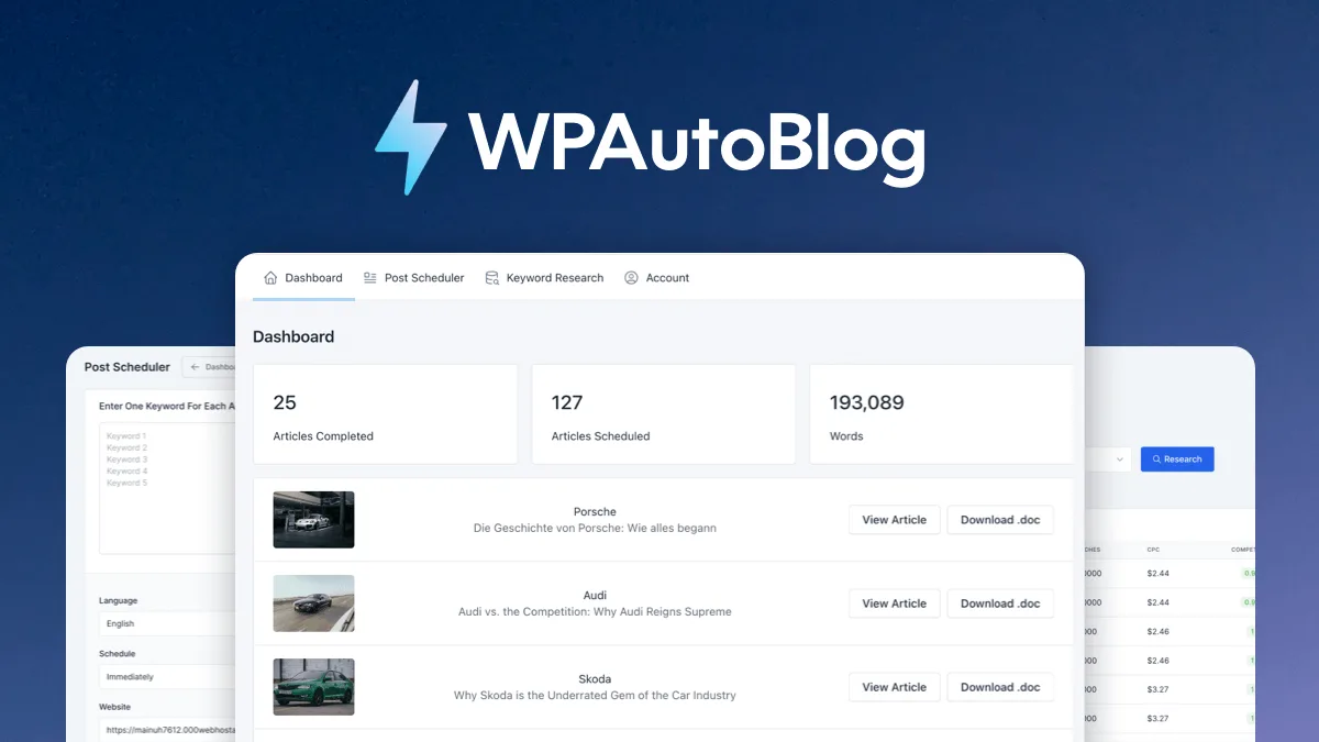 Preview of WPAutoBlog.com