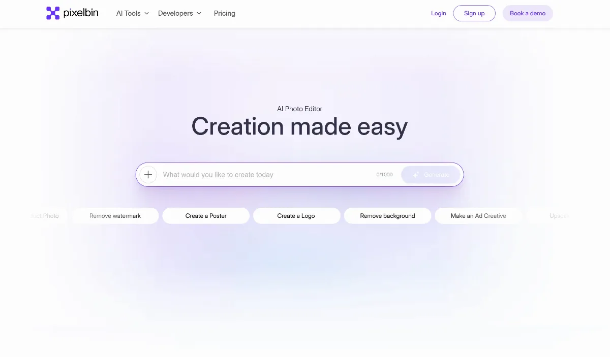 Preview of Pixelbin AI Studio