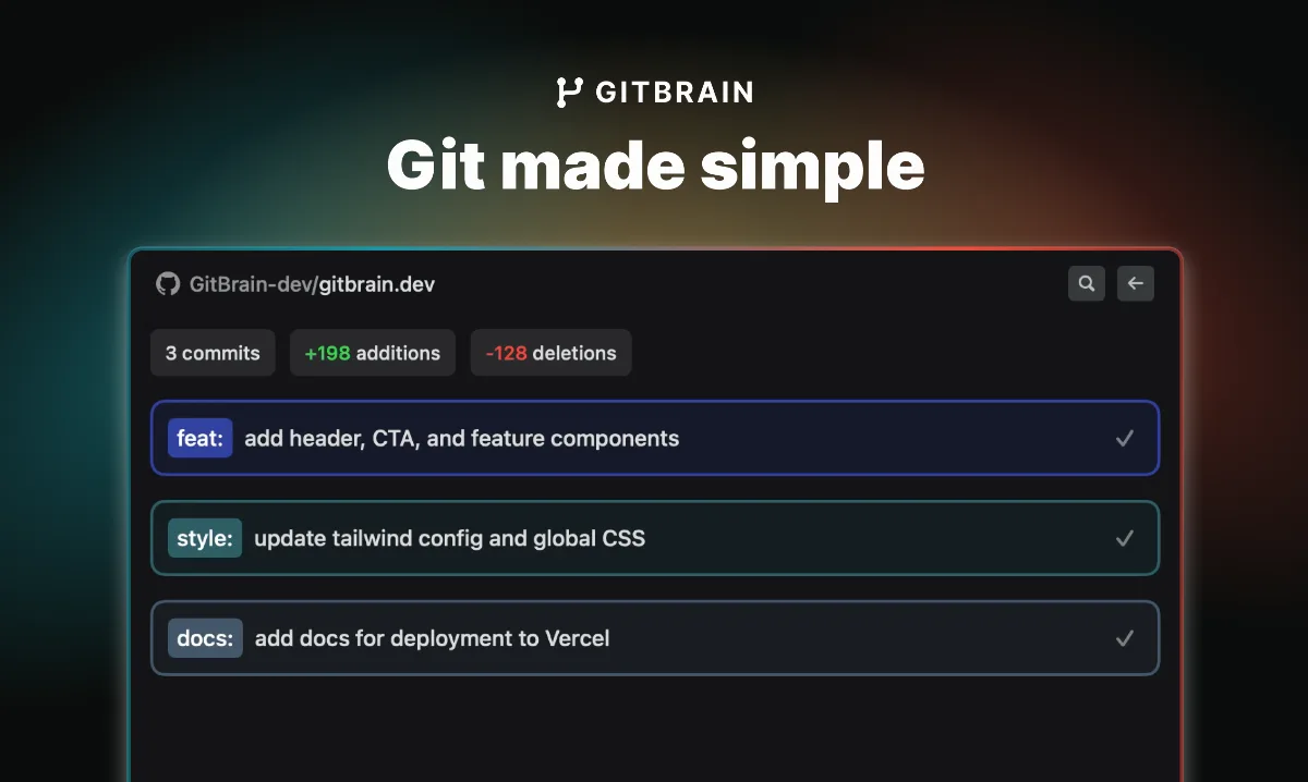Preview of GitBrain