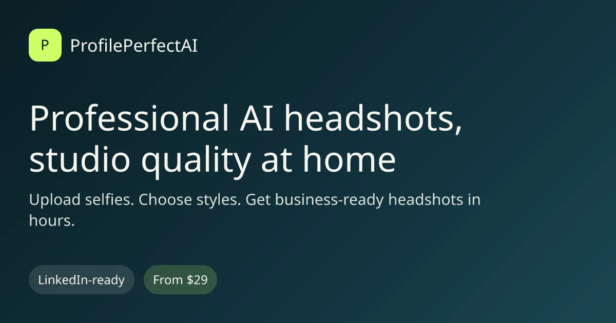Preview of ProfilePerfectAI