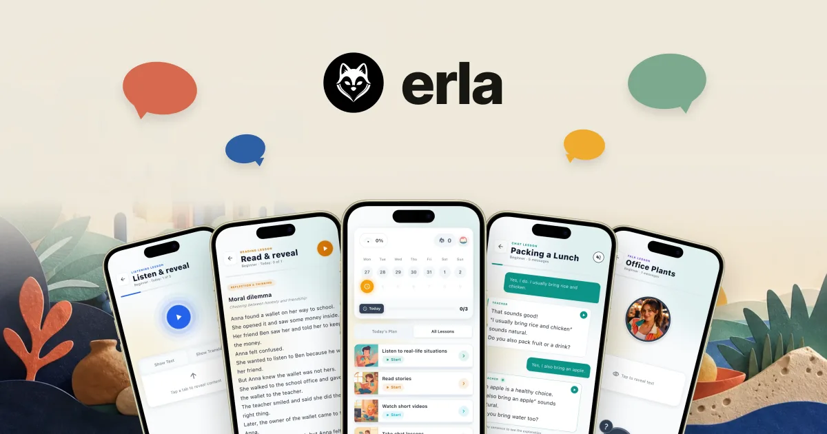 Preview of Learn Languages with AI