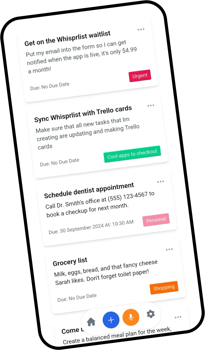 Preview of Whisprlist
