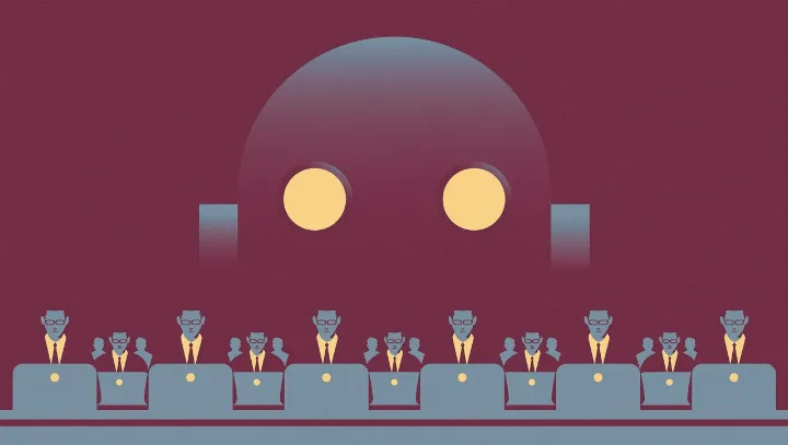 Image for: AI fear is driving employees to slack off, show up late, and even steal coworker lunches