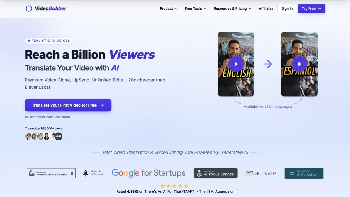 Preview of Videodubber