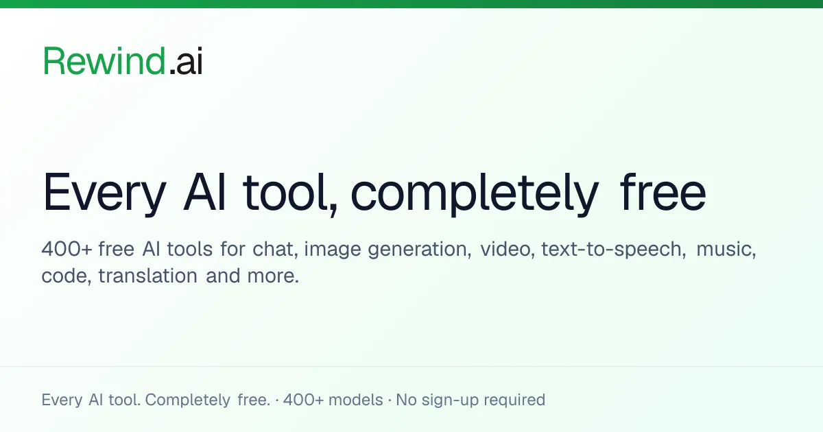 Preview of Rewind.ai