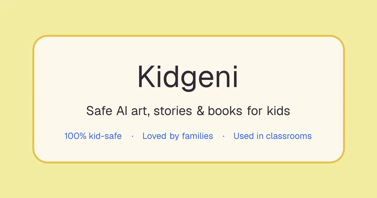 Preview of Kidgeni