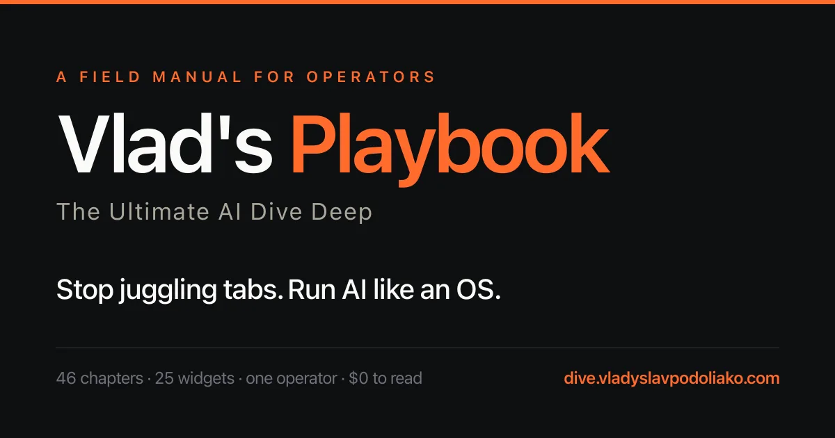 Preview of Vlad's Playbook