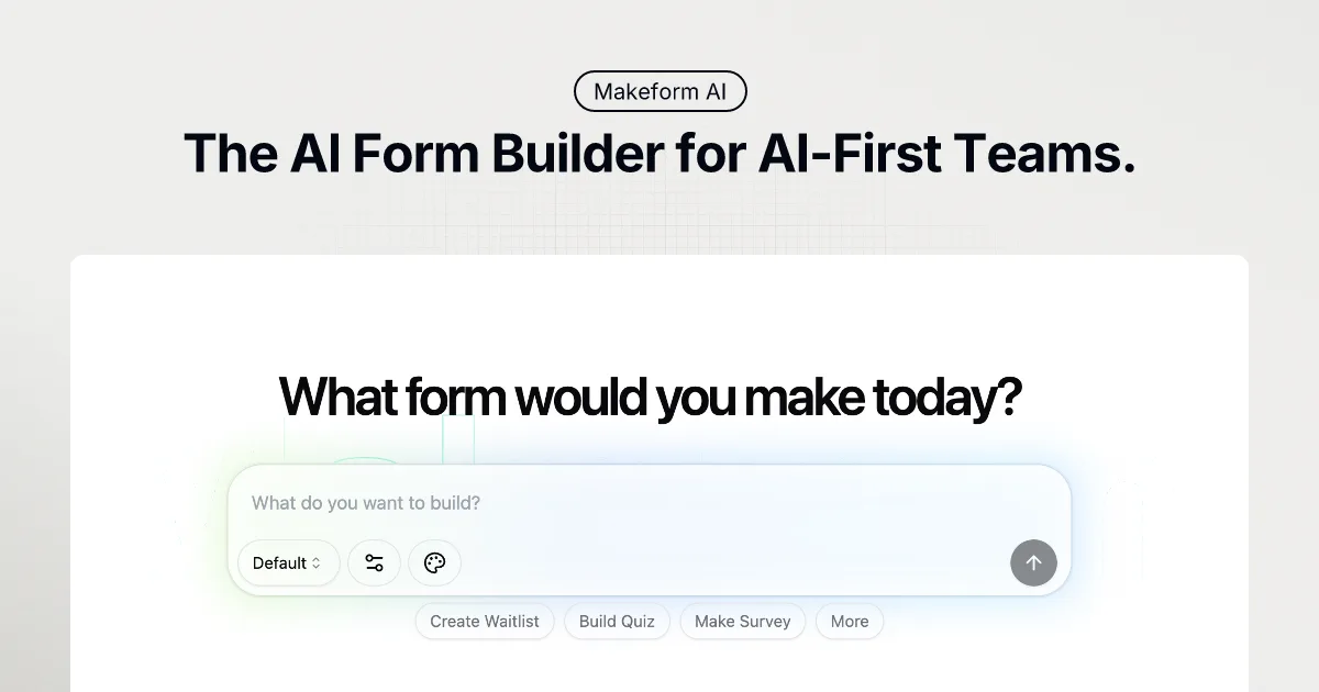 Preview of Makeform