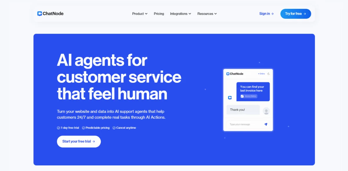Preview of ChatNode