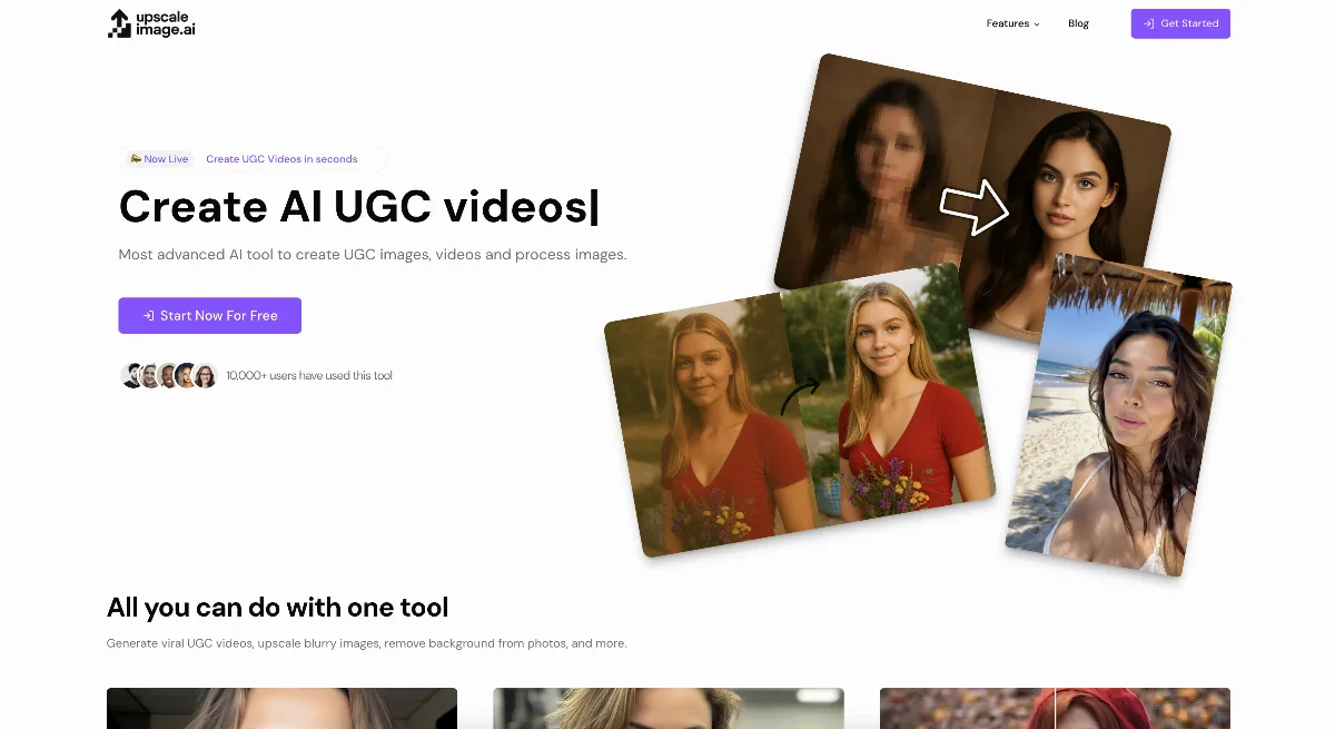 Preview of UpscaleImage.AI