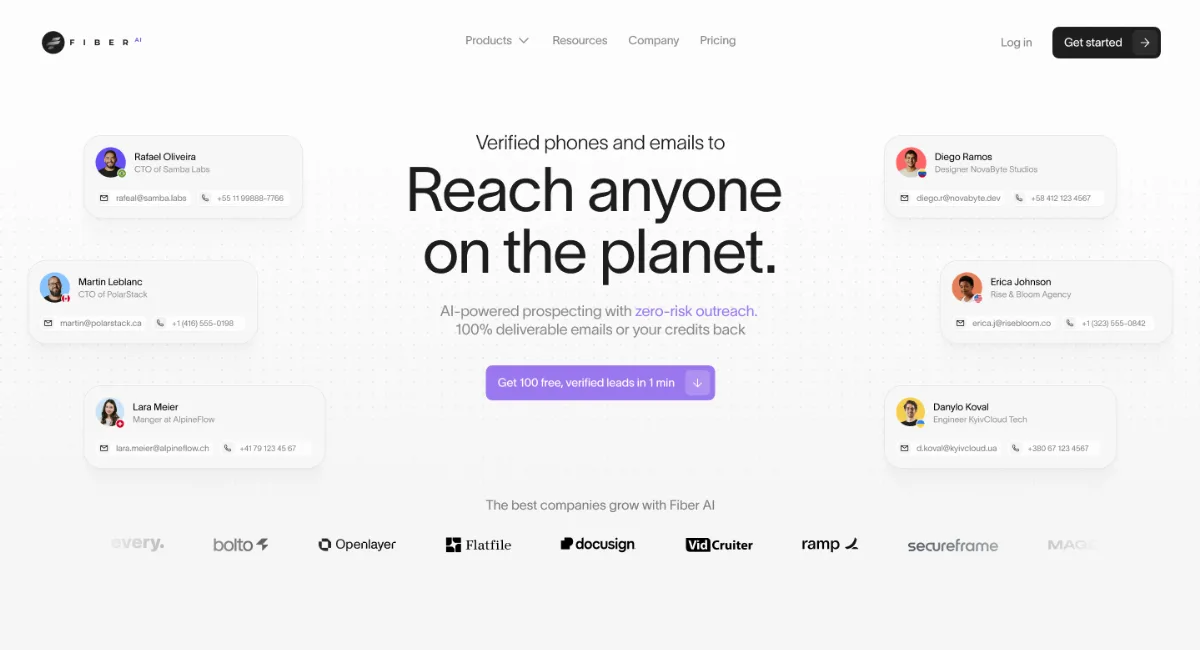 Preview of Fiber AI