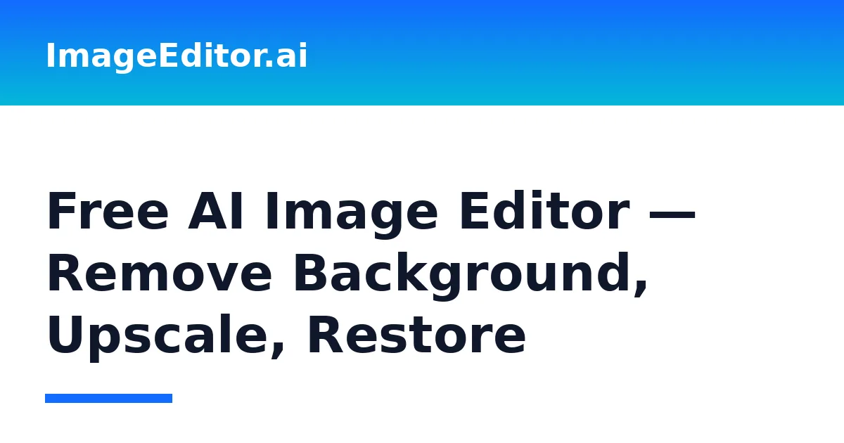 Preview of ImageEditor.AI