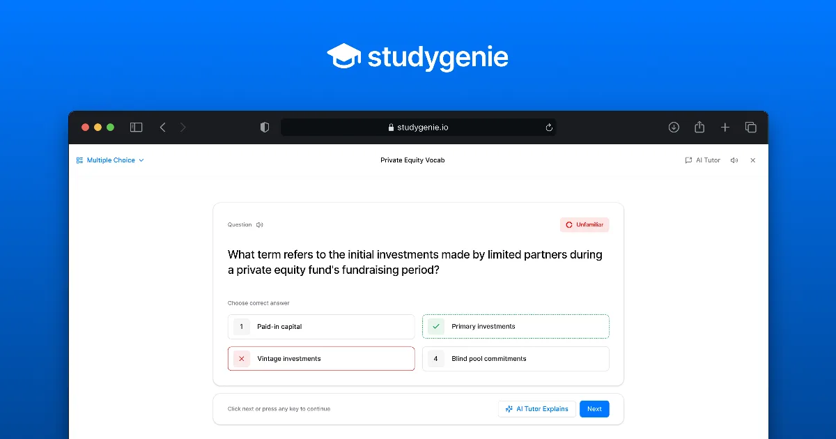 Preview of Studygenie