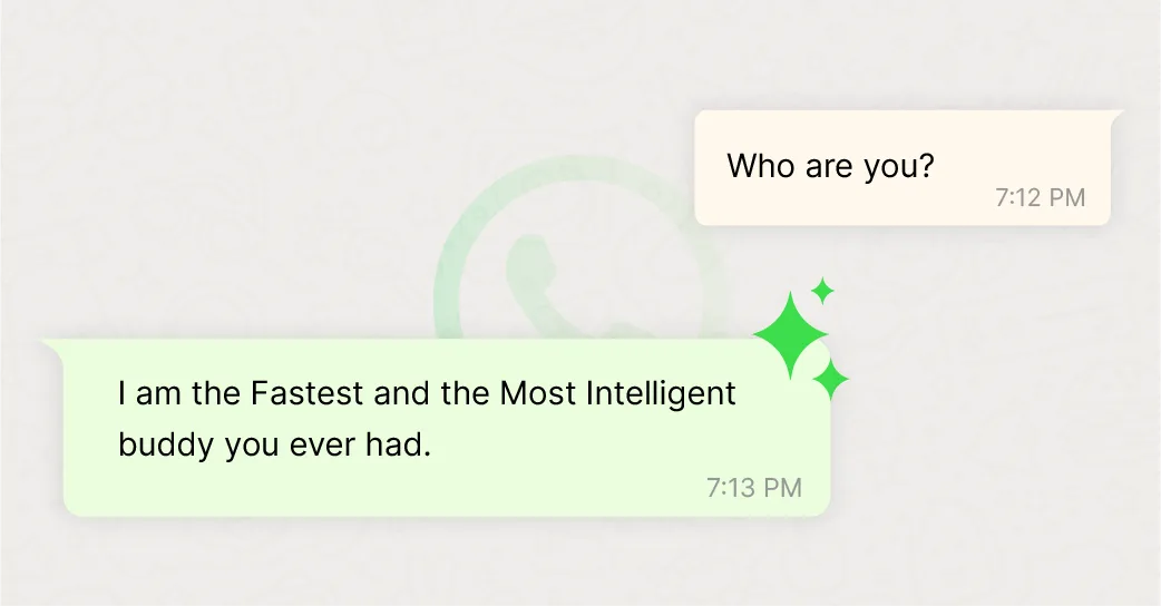 Preview of Ultimate AI power in your WhatsApp!