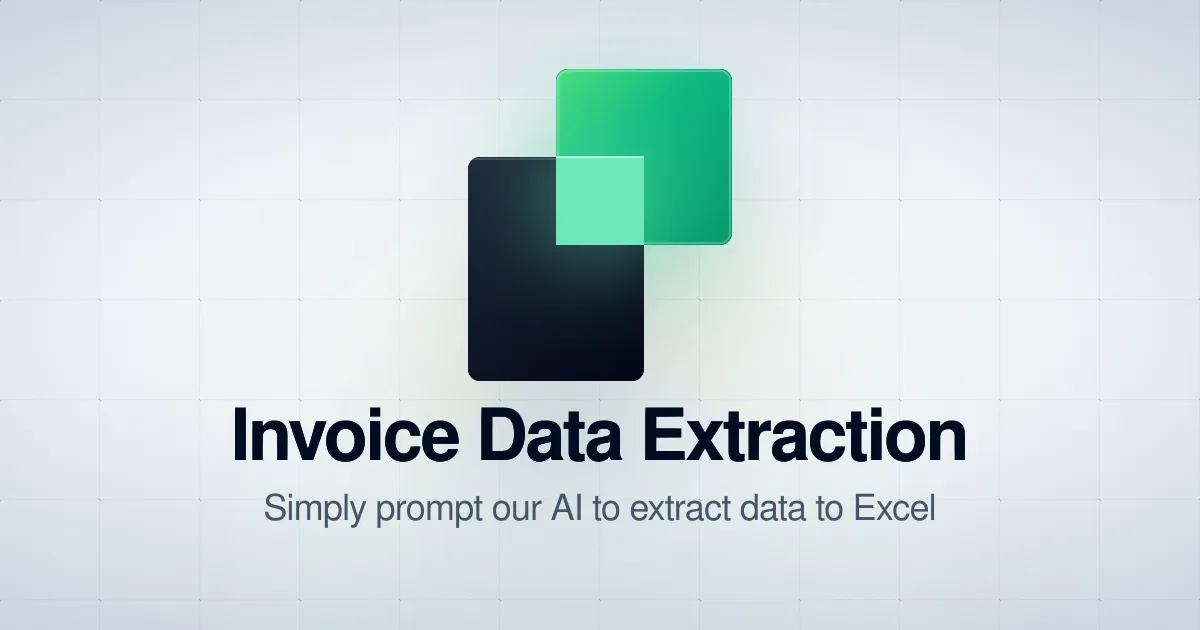 Preview of Invoice Data Extraction