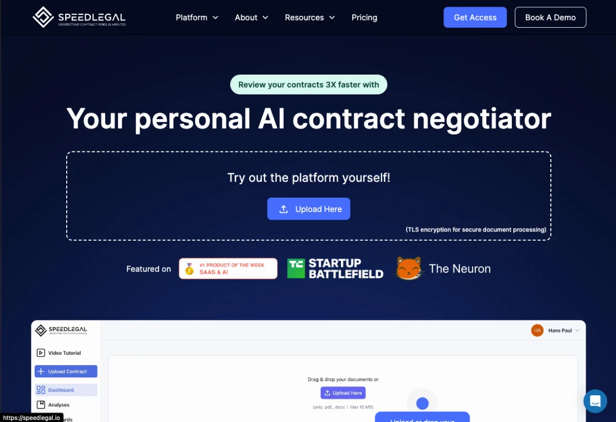 Preview of SpeedLegal