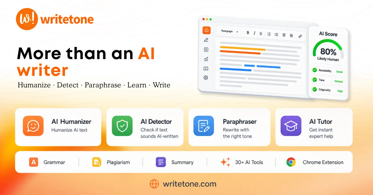 Preview of WriteTone