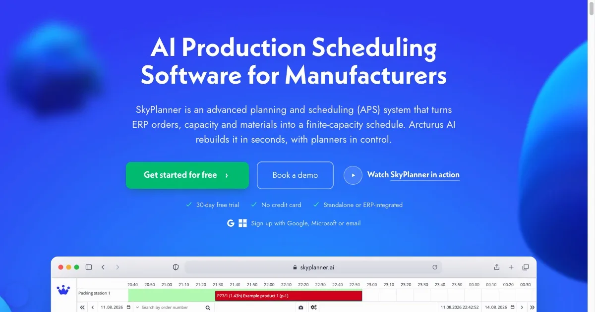 Preview of SkyPlanner
