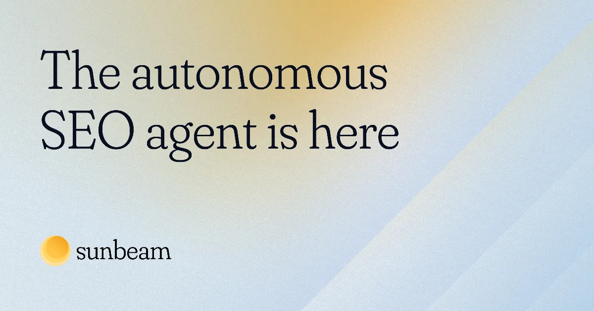 Preview of The Autonomous SEO Agent