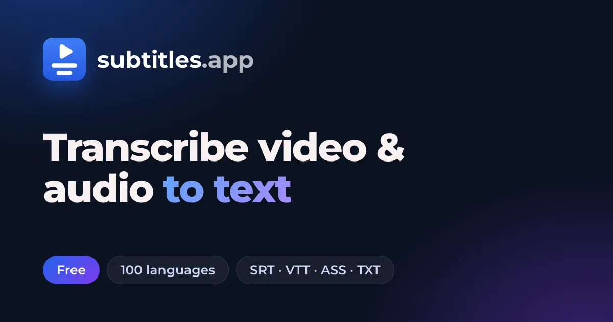 Preview of Subtitles.app