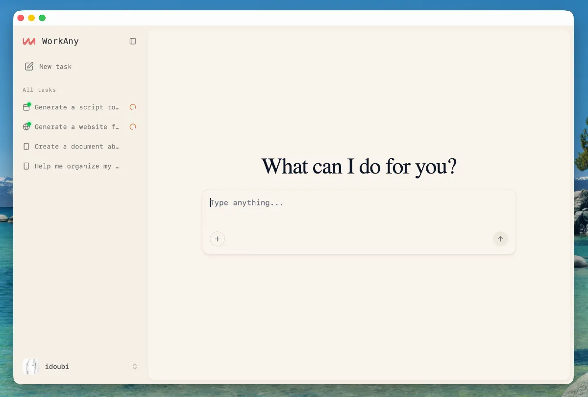 Preview of WorkAny