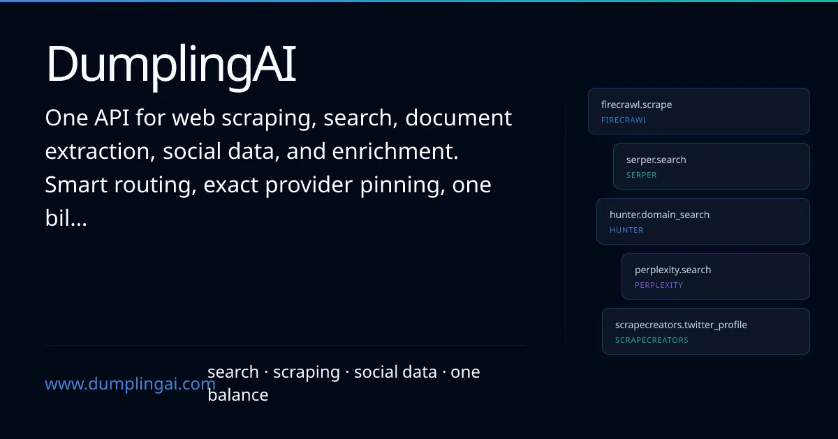 Preview of DumplingAI